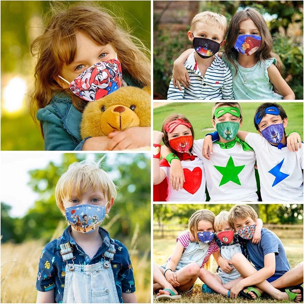 Reusable Cloth Face Cover with Nose Wire, 3D Red Spider Man Cute Designer